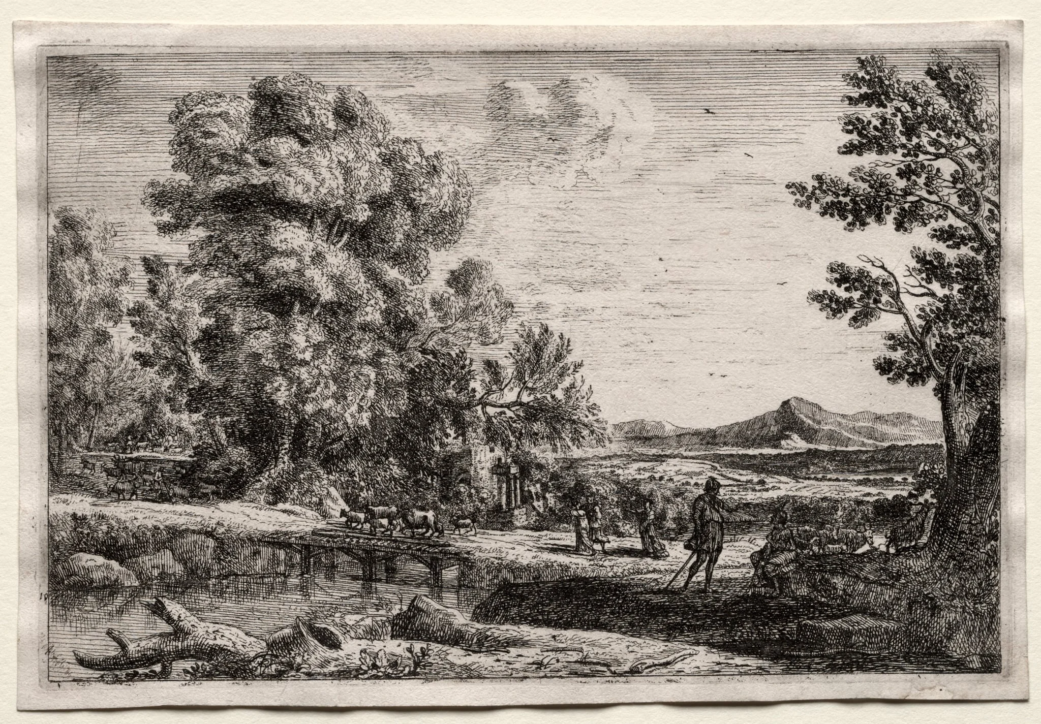 The Wooden Bridge, detail