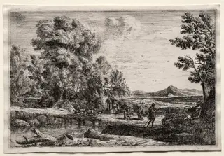 The Wooden Bridge, by Claude Lorrain, 1640