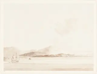 A View in India, by William Daniell, graphite, 1788