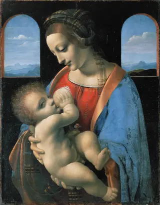Madonna Litta, by Leonardo da Vinci, tempera
