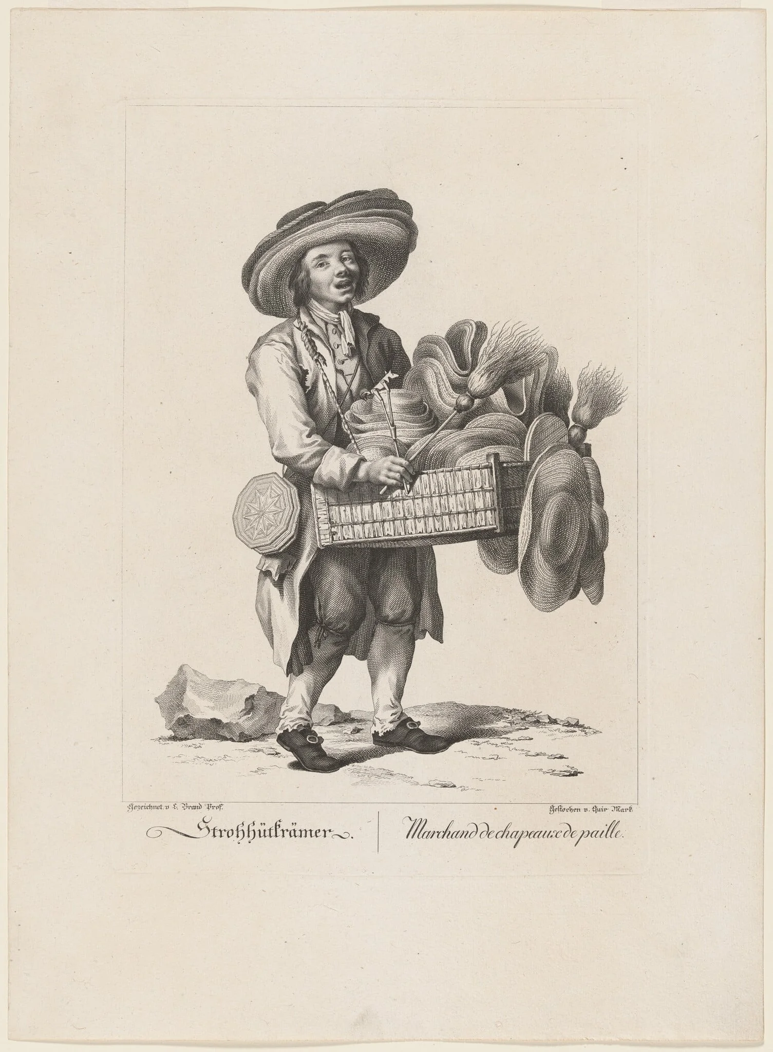 Strohhütkrämer (Straw Hat Seller), detail