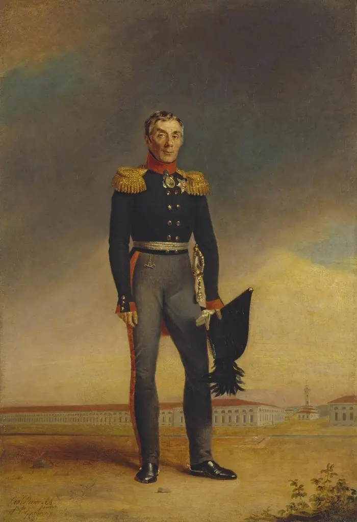 Portrait of Count Alexey Arakcheyev, by George Dawe, oil, 1825