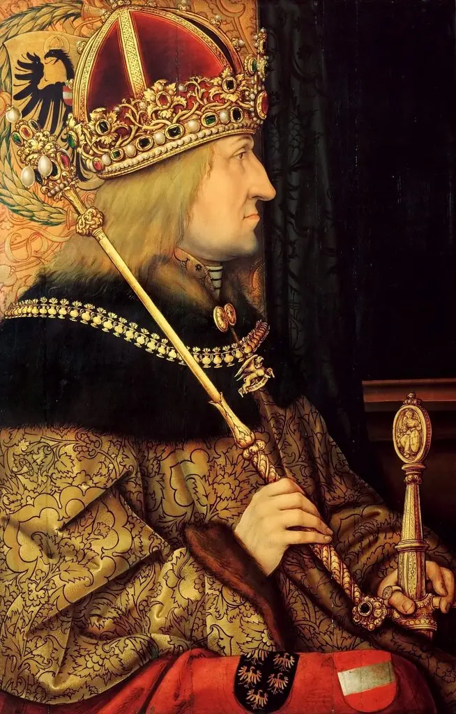Portrait of Frederick III, Holy Roman Emperor, by Hans Burgkmair the Elder, unspecified, 1450