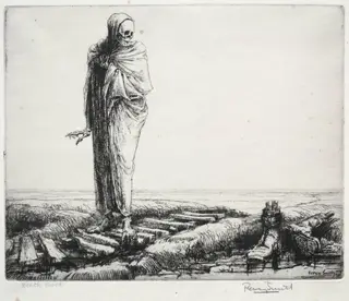 Dance of Death: Death Awed, by Percy John Delf Smith, 1919