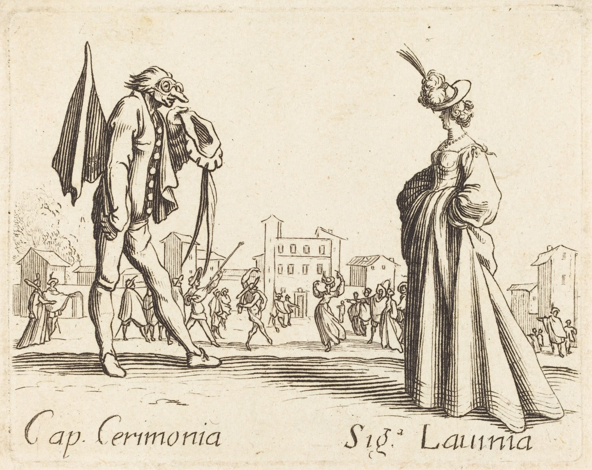 Cap. Cerimonia and Siga. Lavinia, detail