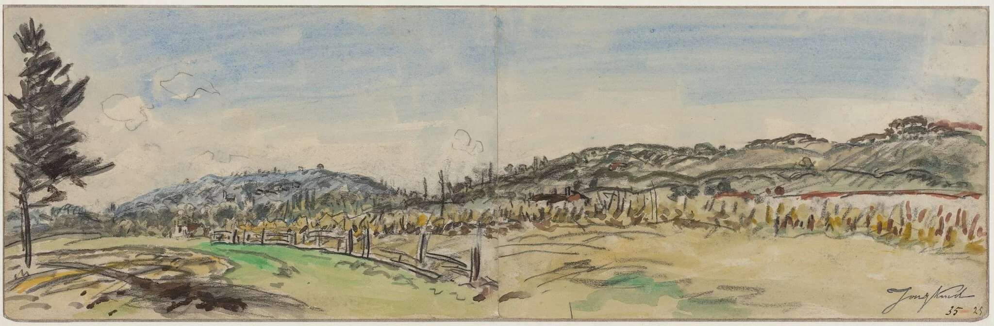 Countryside near Brezins, between Grenoble and Vienne, detail