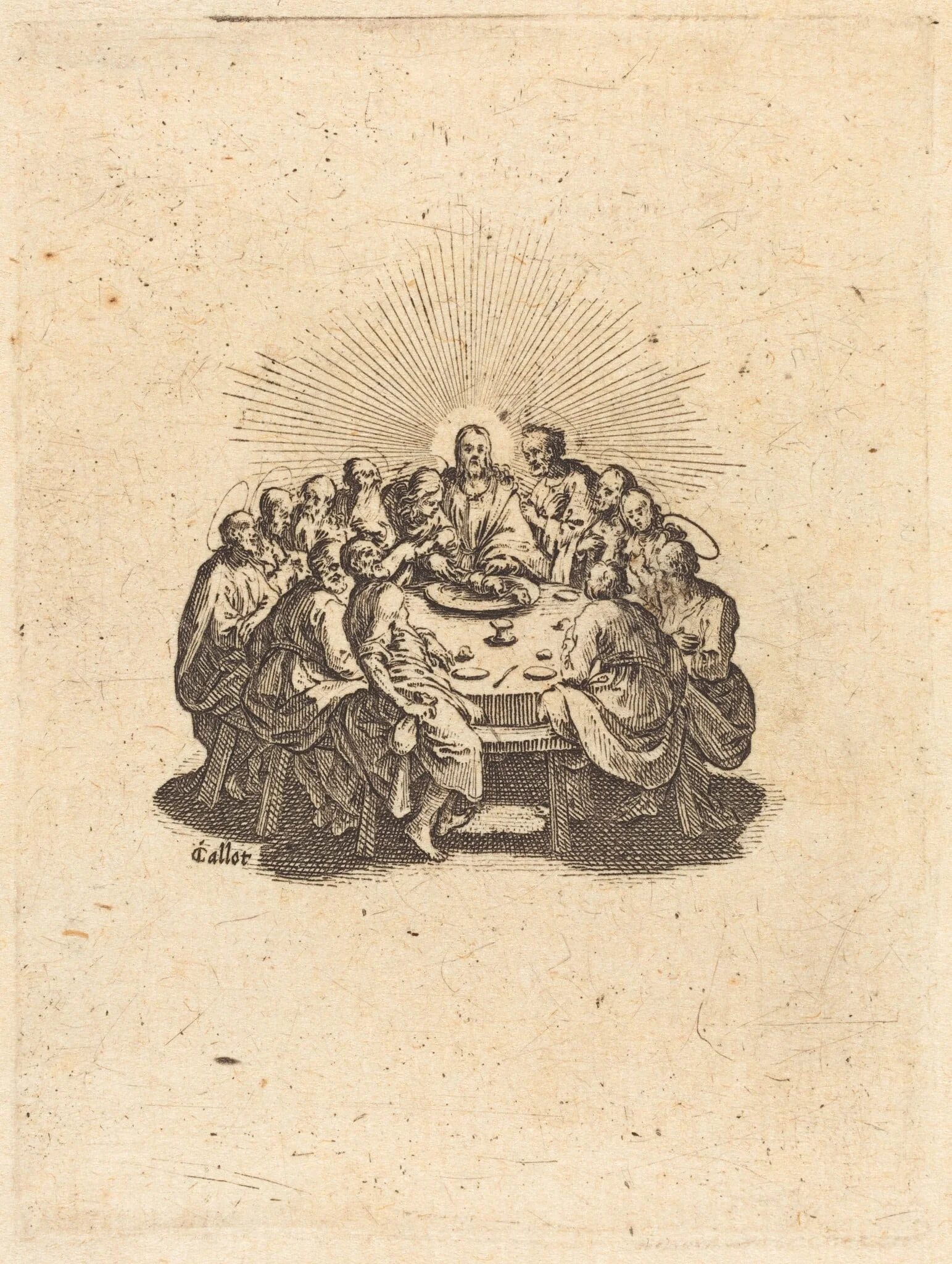 The Last Supper, detail