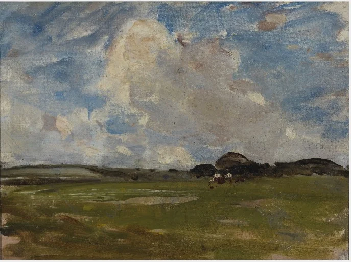 Hilly Pastures, detail