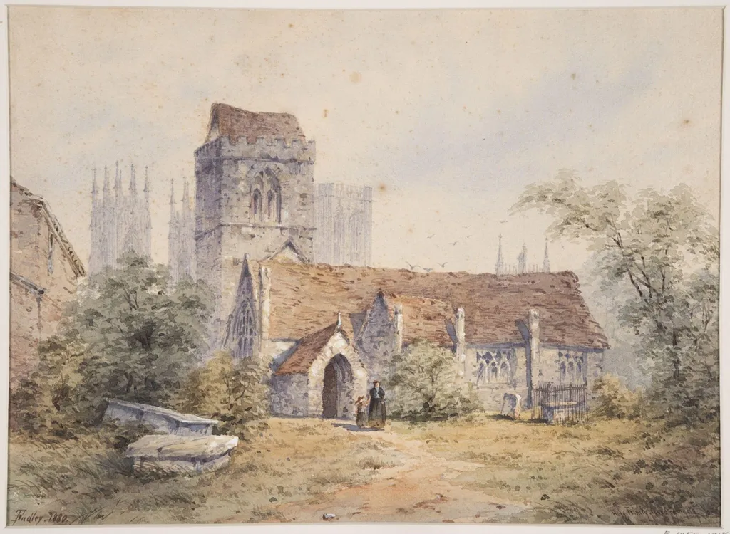 Untitled, by Thomas Dudley, watercolor, 1880