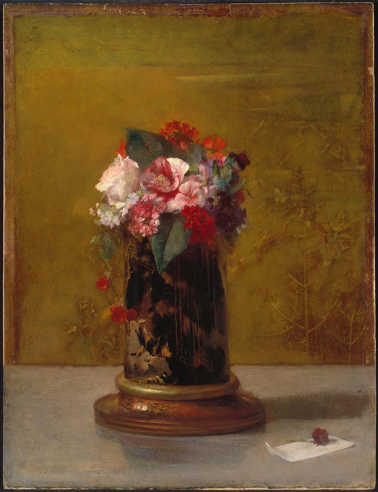 Vase of Flowers, detail