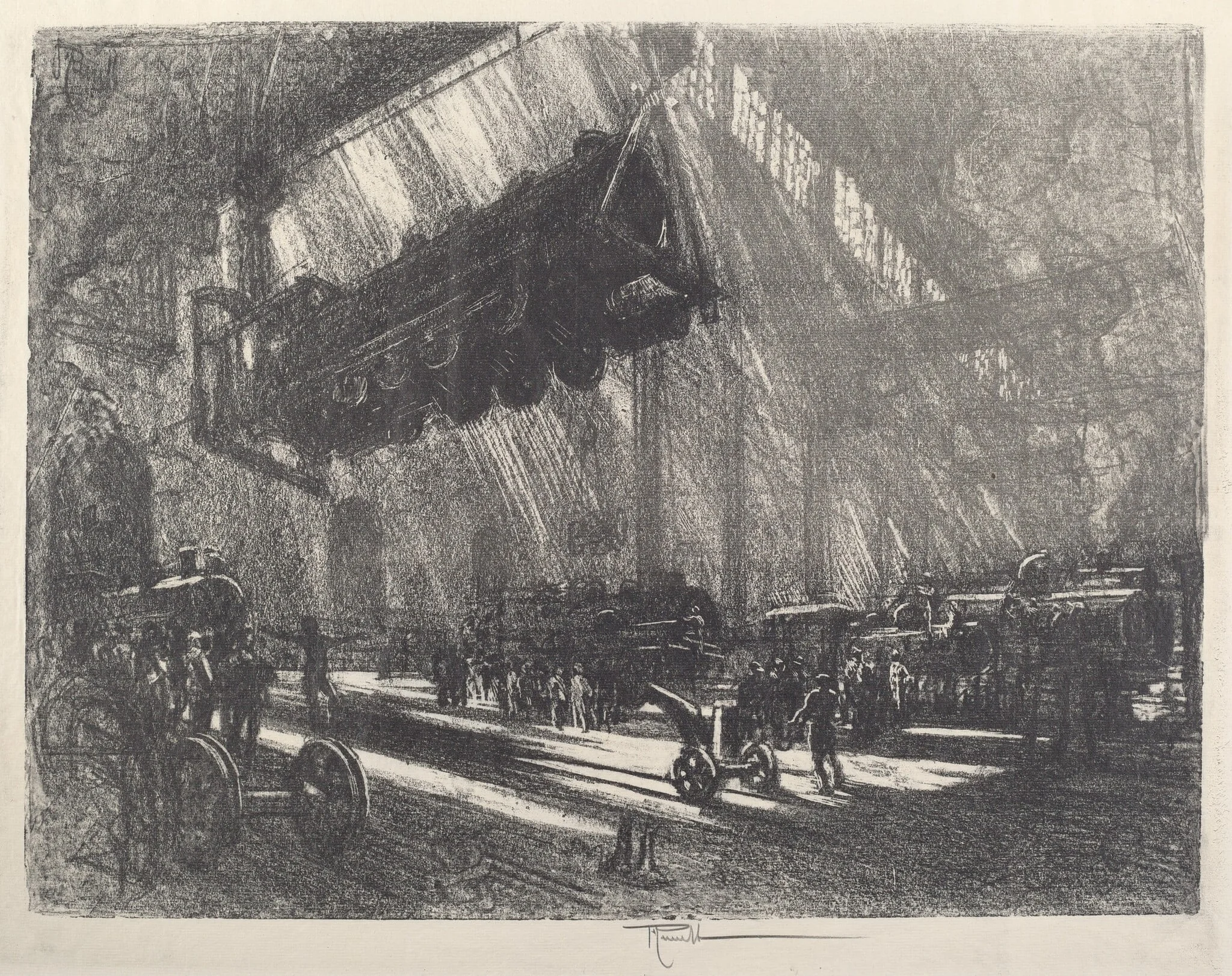 The Flying Locomotive, detail