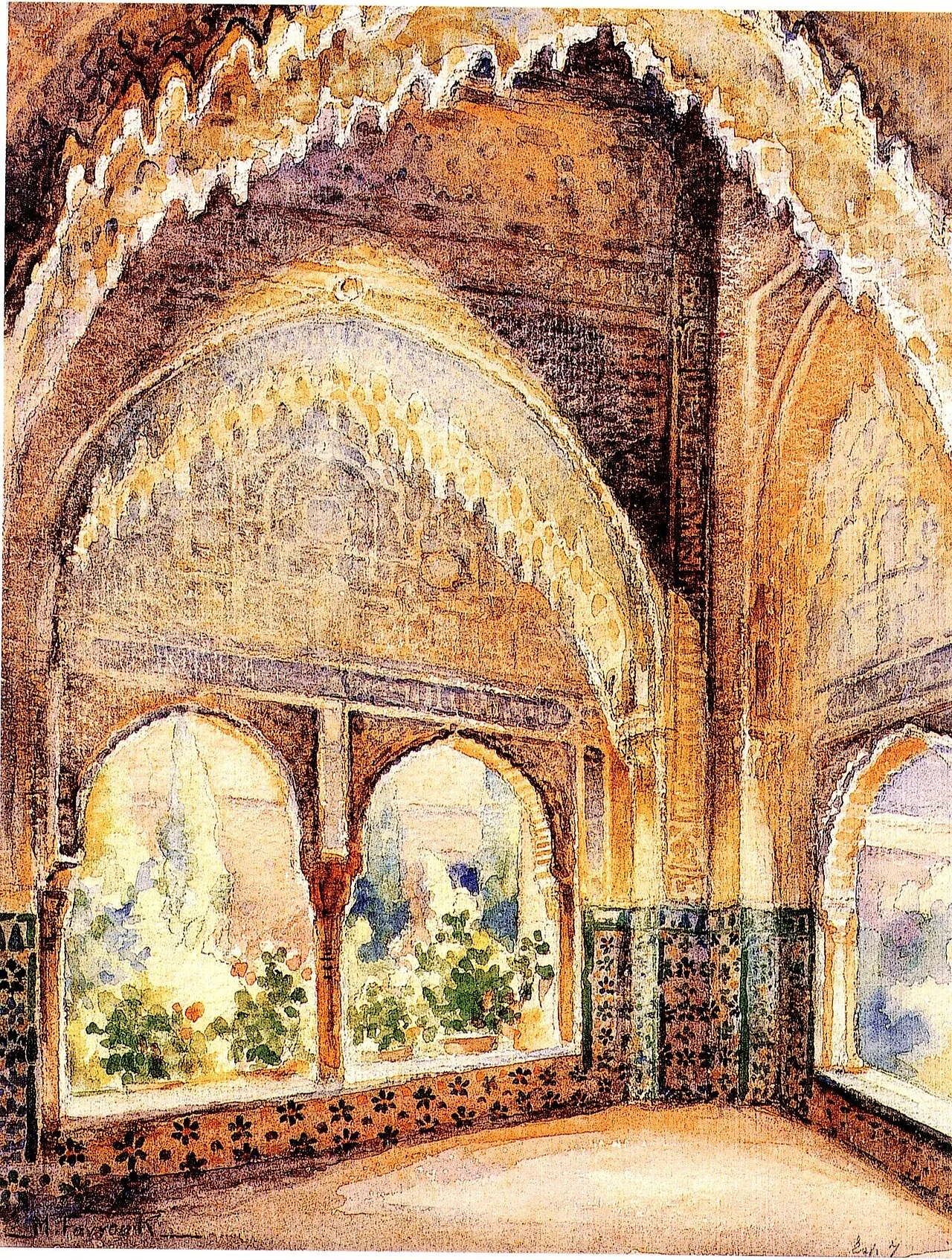 Granada, Alhambra: Lindaraja's Balcony, detail