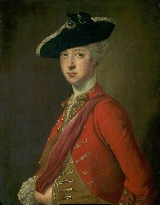 Cornet Edward Walpole (1737–1771), detail