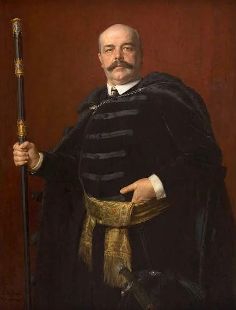 Portret Stanisława Badeniego, detail