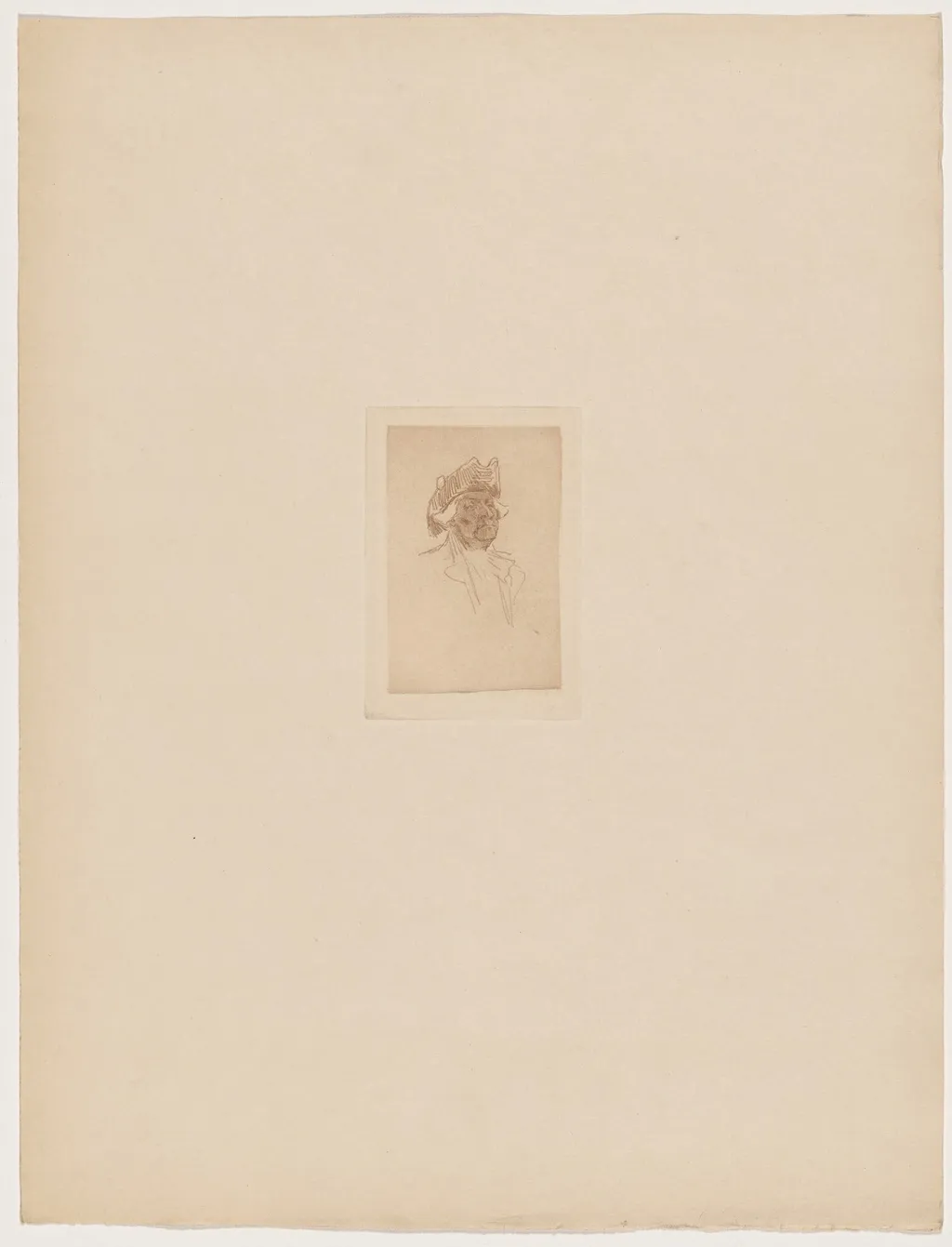 Cy-devant (Vieux jeu), by Félicien Rops, ink, 1895