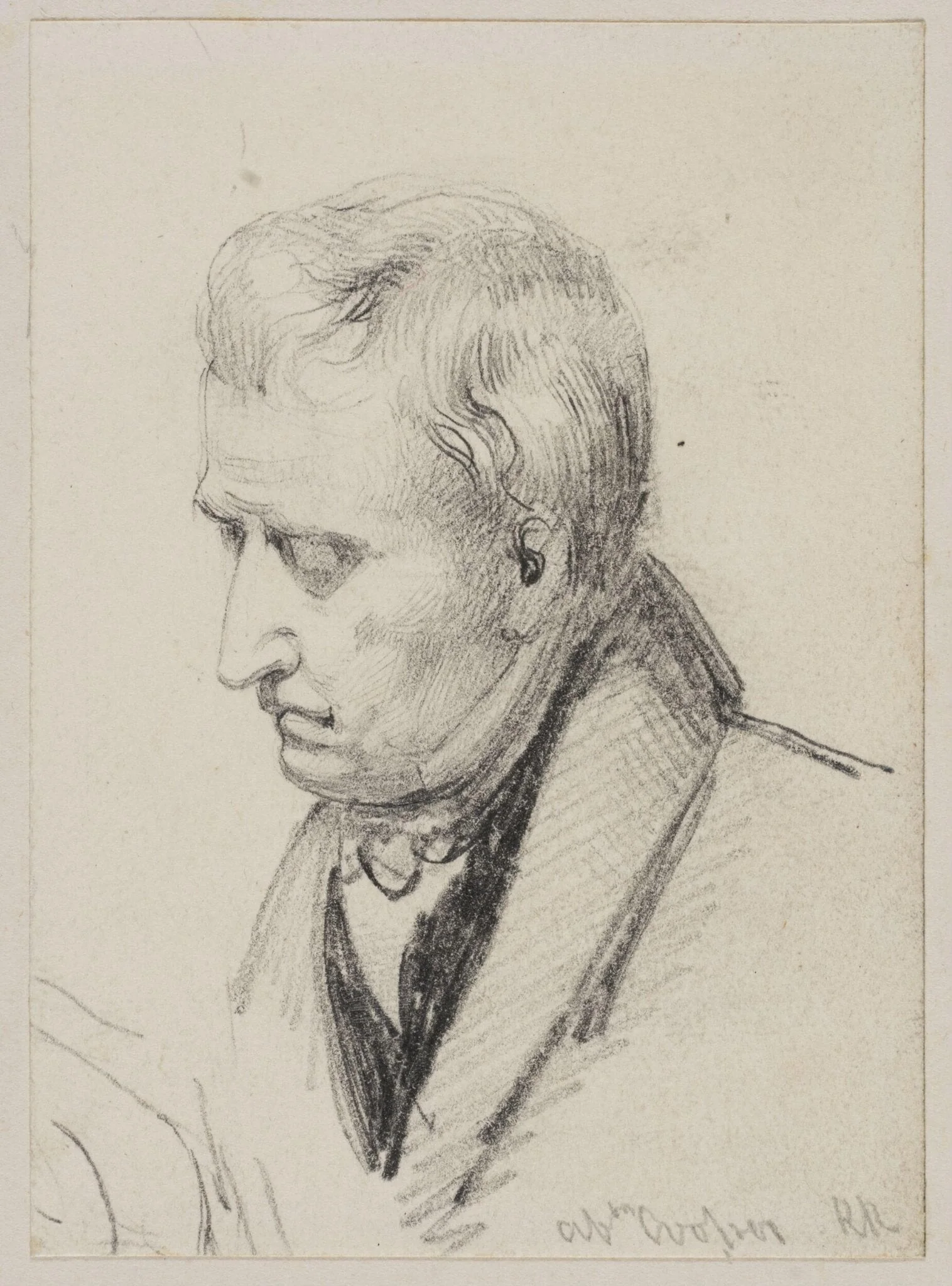 Portrait of J. M. W. Turner, detail