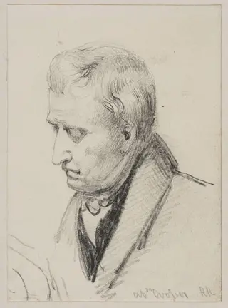 Portrait of J. M. W. Turner, by Richard Redgrave, 1850