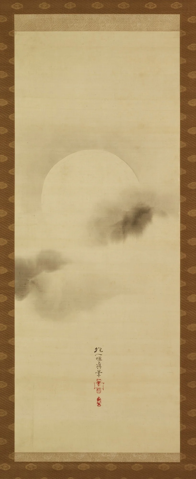 Triptych of the Seasons: Moon Among Clouds, detail