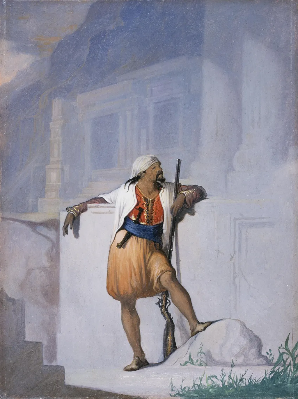 The Sentry, by William Rimmer, unspecified, 1872