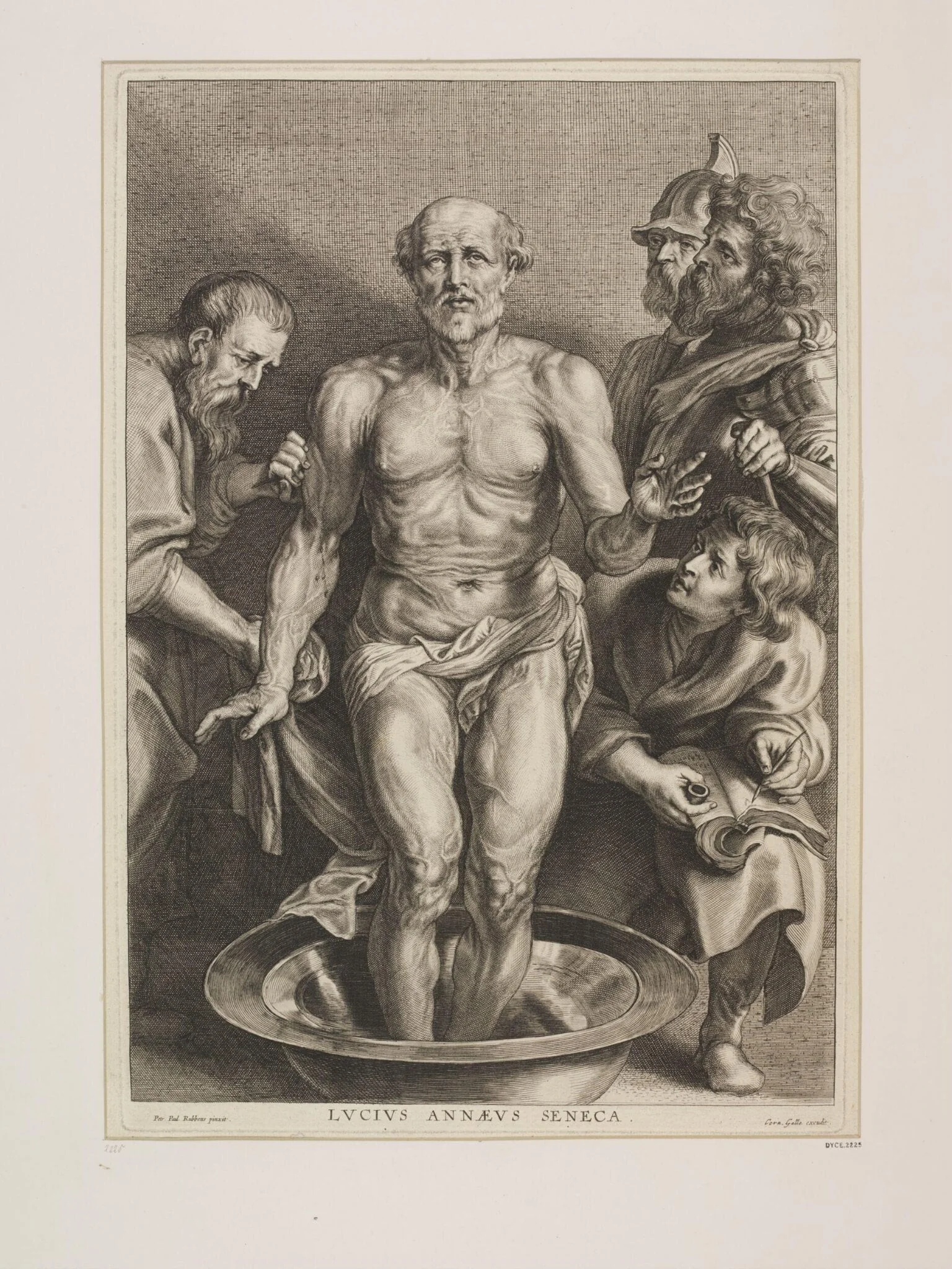Death of Seneca, detail