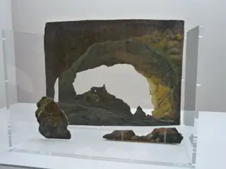 A peek into Peak Cavern, by Philip James de Loutherbourg, gouache, 1790