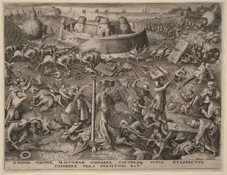Fortitude, by Philip Galle, ink, 1559