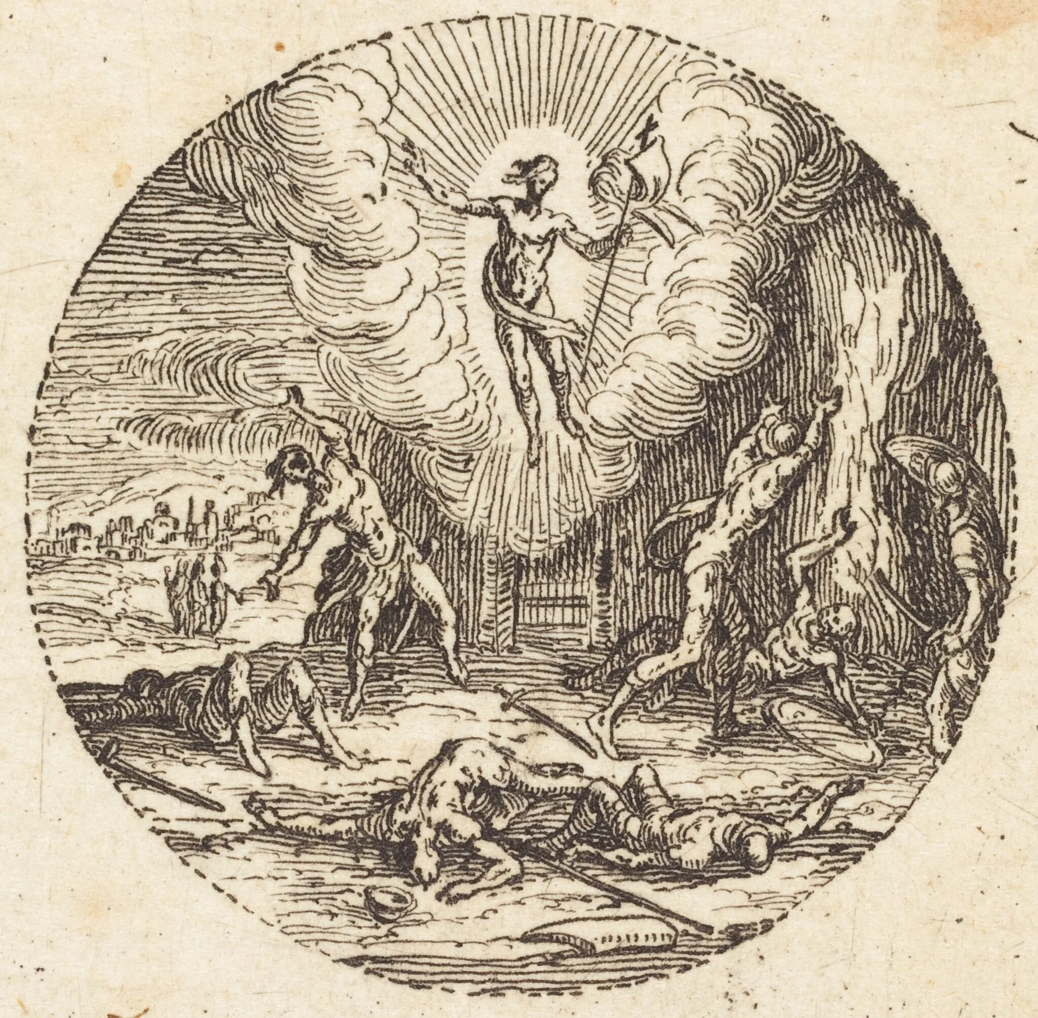 The Resurrection, detail
