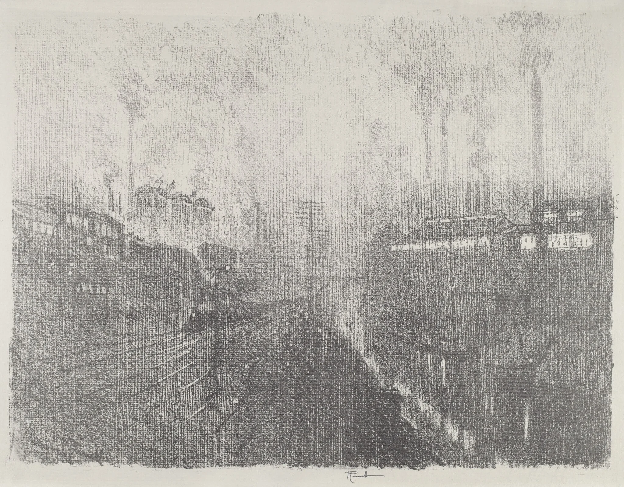 Evening in the Munitions Country, detail