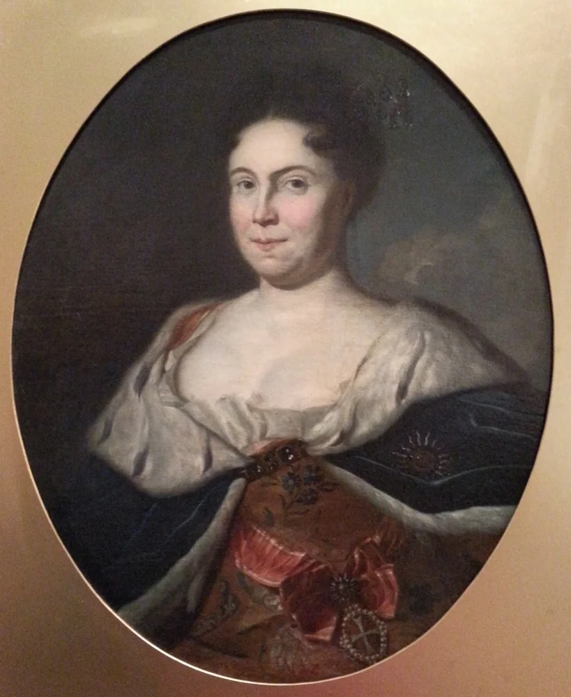 Portrait of Catherine I, detail