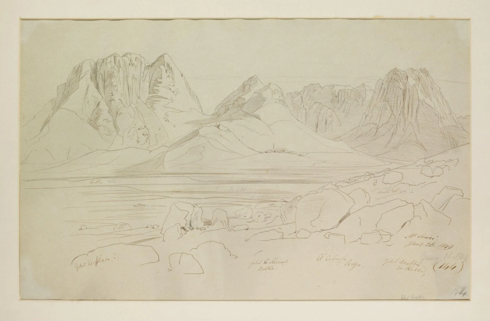 Mt. Sinai, detail