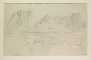 Mt. Sinai, by Edward Lear, 1849