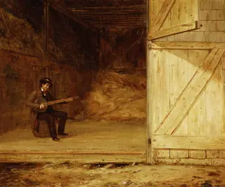 The Banjo Player, by William Sidney Mount, oil, 1850