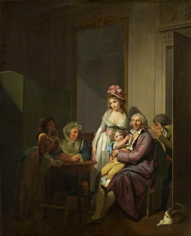 Family in an Interior, detail