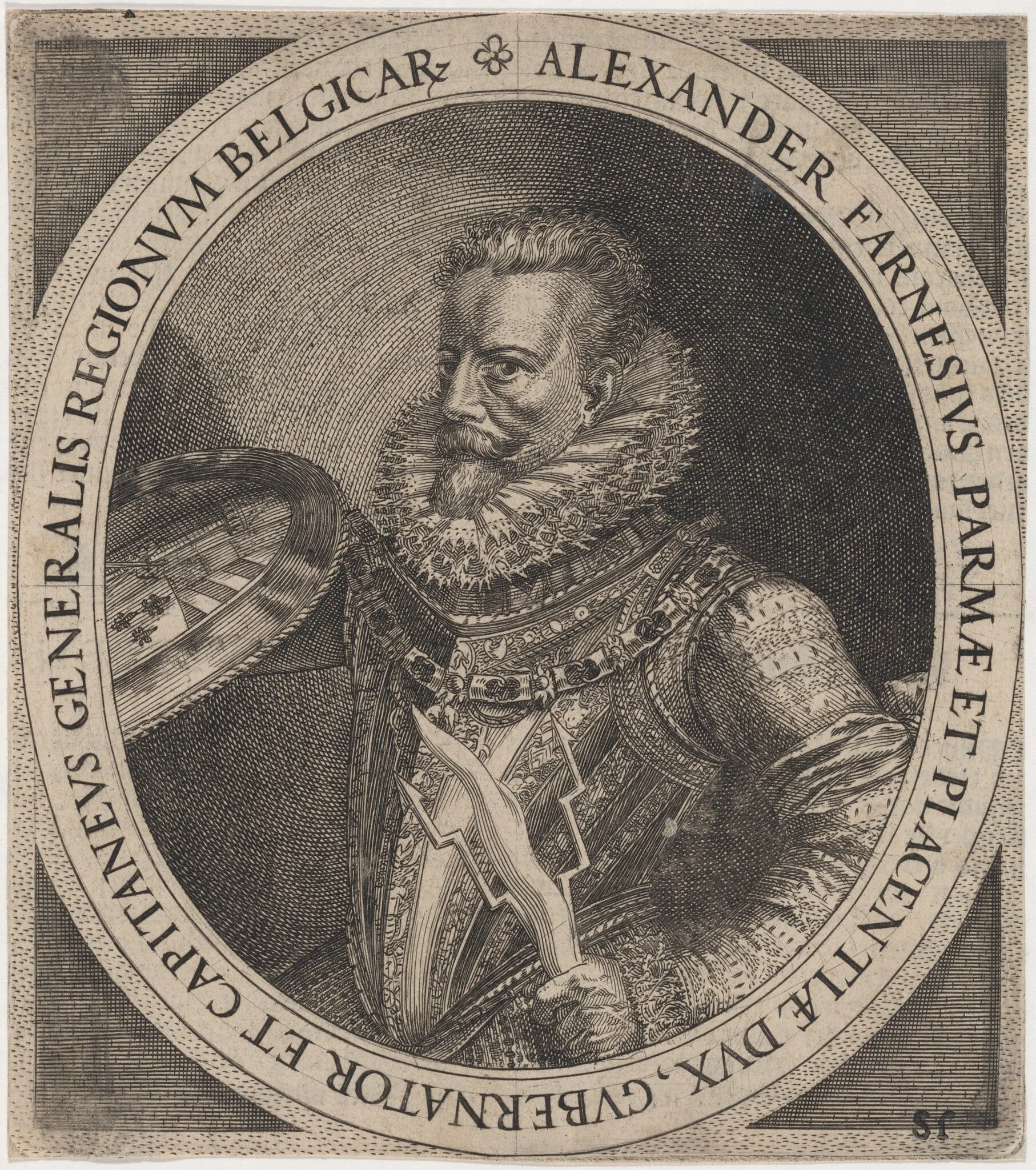 Alexander Farnese, Duke of Parma, detail