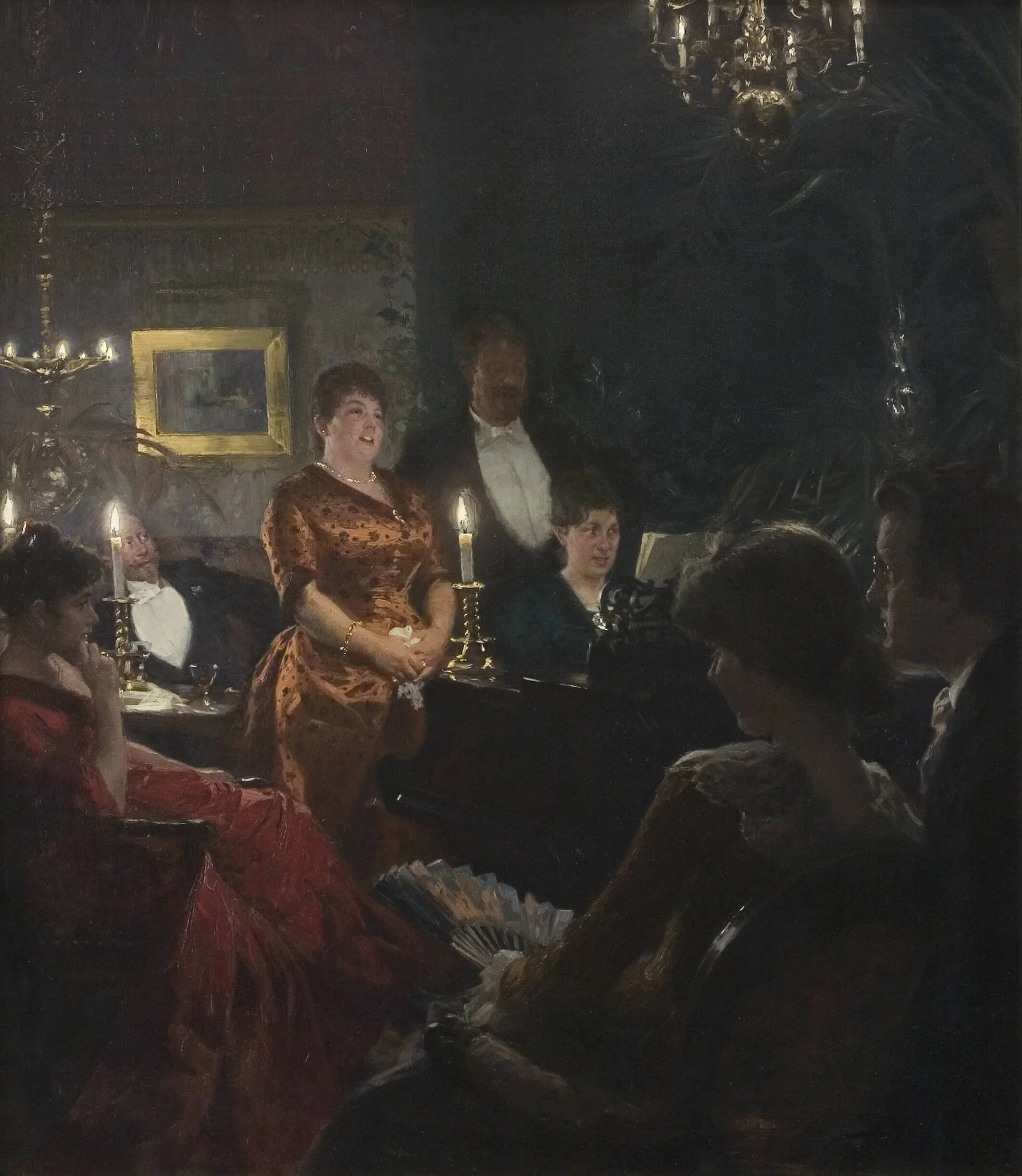 A Duet, detail