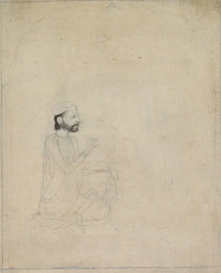 Portrait of a Seated Man, detail