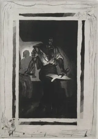 The Blacksmith, by Eugène Delacroix, 1833