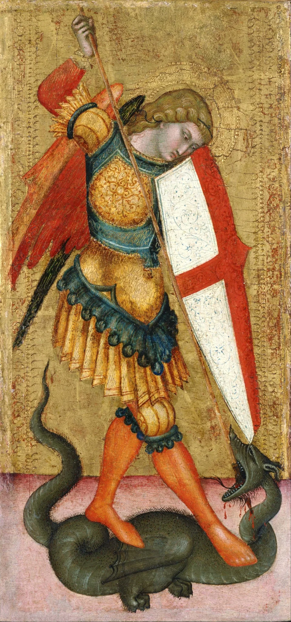 St. Michael and the Dragon, detail