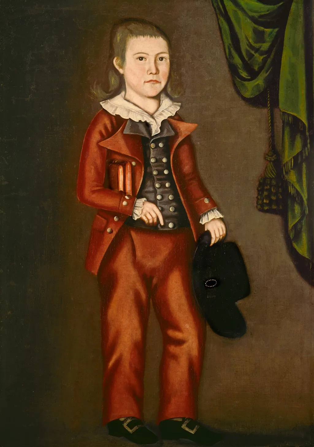 Charles Adams Wheeler, by The Beardsley Limner, oil, 1790