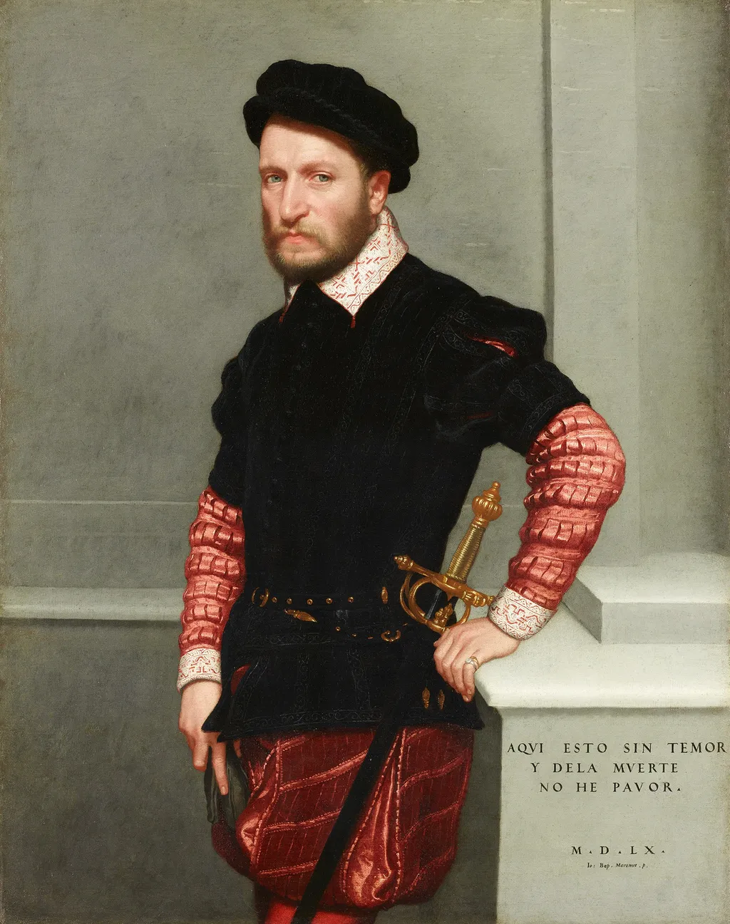 Gabriel de la Cueva, duke of Alburquerque, by Giovanni Battista Moroni, oil, 1560