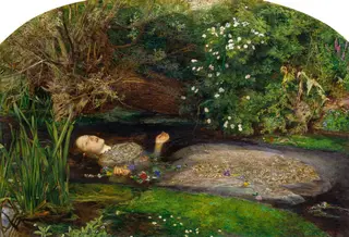 Ophelia, by John Everett Millais, oil, 1851