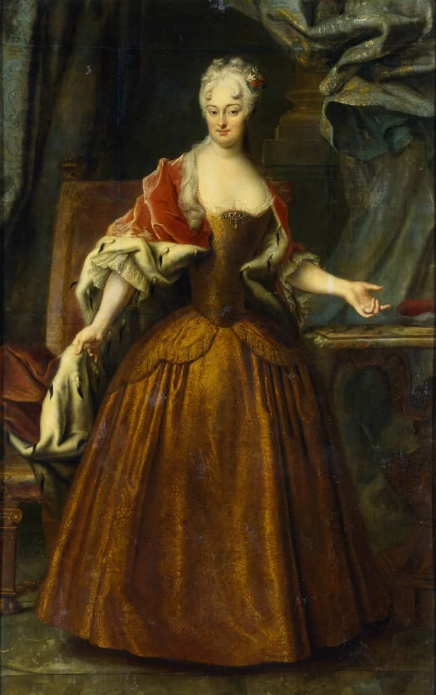 Sophie, Markgräfin von Brandenburg-Bayreuth, geb. Herzogin Sachsen-Weißenfels (1684-1752), detail