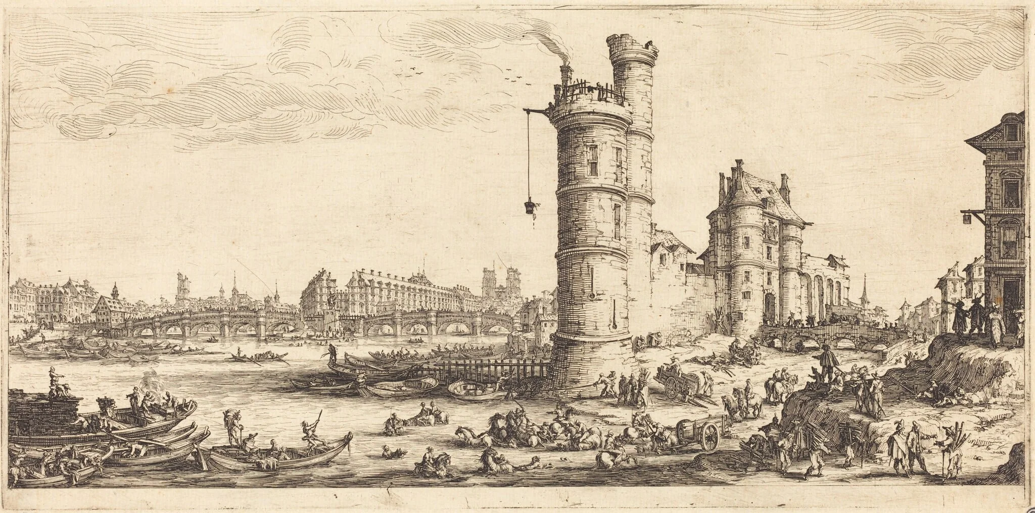 View of the Pont Neuf, detail