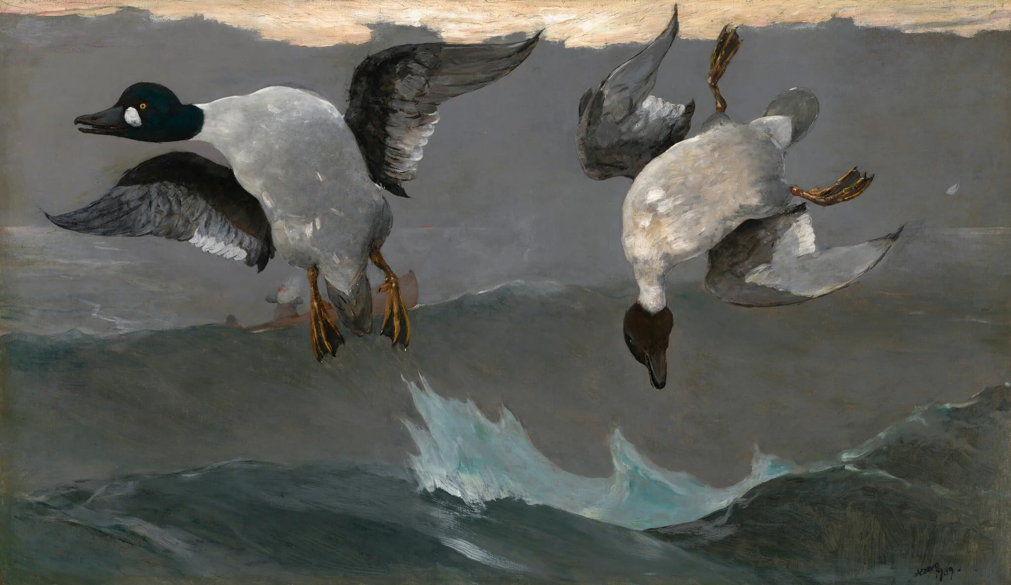 Right and Left, detail