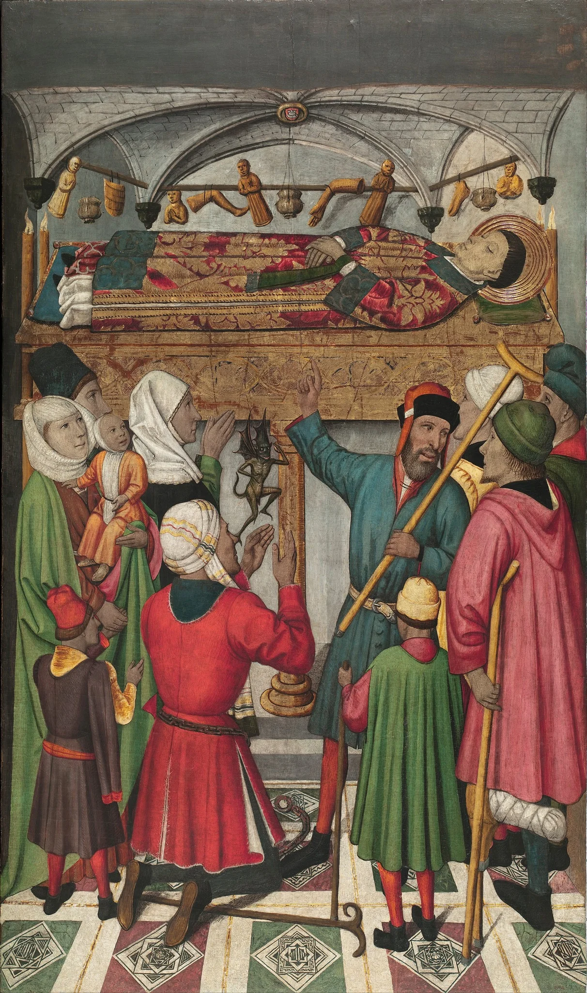 Posthumous Miracles by Saint Vincent, detail