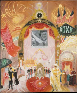 The Cathedrals of Broadway, by Florine Stettheimer, oil, 1929