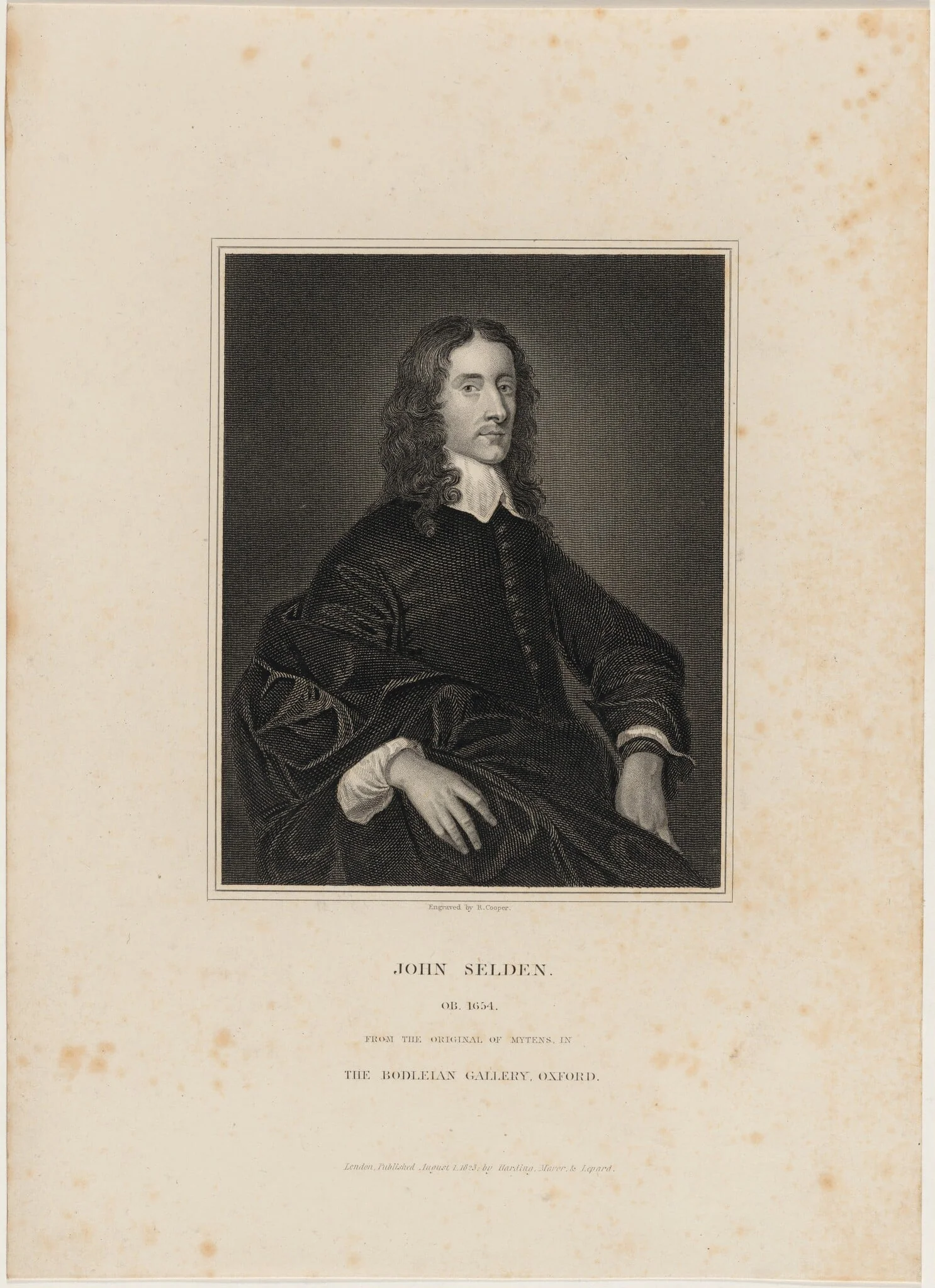 John Selden, Jurist and Antiquary, detail