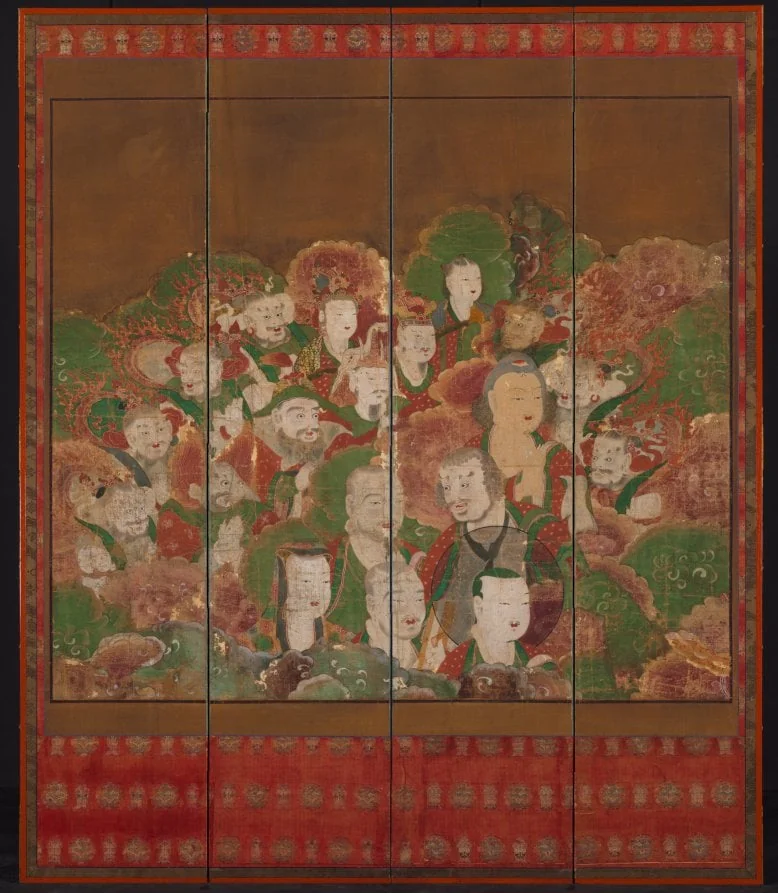 Buddhist Deities, detail