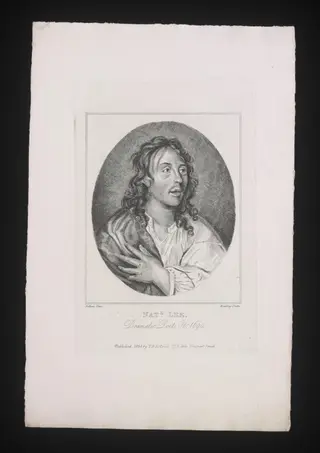 Nathanel Lee, Dramatic Poet Ob. 1690, by D Reading, 1820