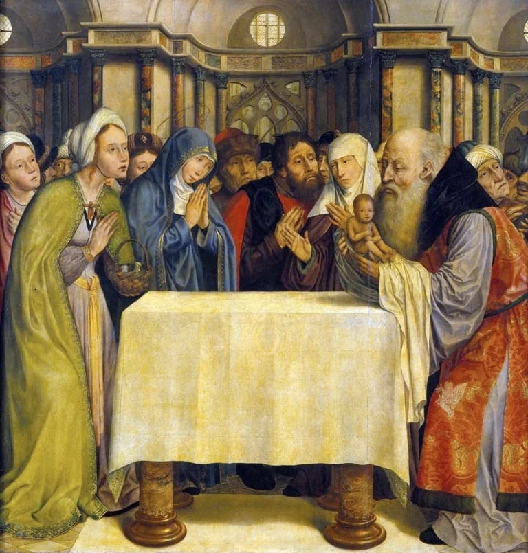Presentation at the Temple, detail